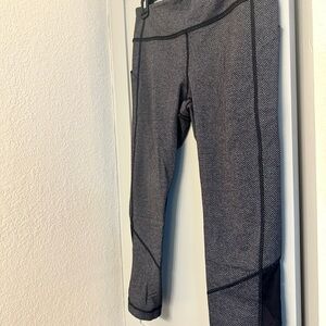 Gray Herringbone Leggings